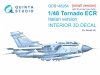 Quinta Studio QDS+48264 Tornado ECR Italian 3D-Printed coloured Interior on decal paper (Revell) (small version) (with 3D-printed resin parts) 1/48